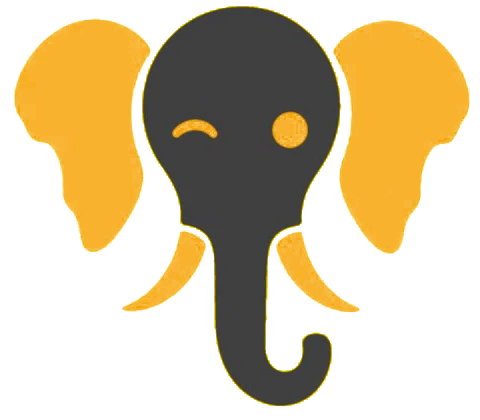 A winking elephant